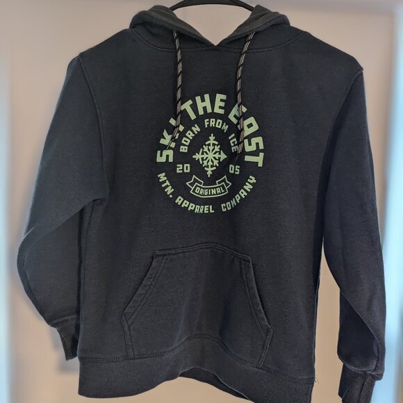 Ski The East Navy Blue Hooded Sweatshirt - Unisex Size Small - Picture 2 of 2